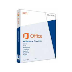 Microsoft Office 2013 Pro Plus Retail Key LIFETIME For 5 PC
