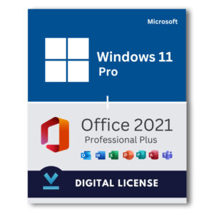 Windows 11 Pro + Microsoft Office 2021 Professional Plus Bundle