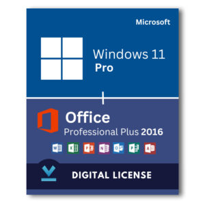 Windows 11 Pro + Microsoft Office 2016 Professional Plus Bundle