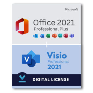 Microsoft Office 2021 Professional Plus + Visio 2021 Professional Bundle